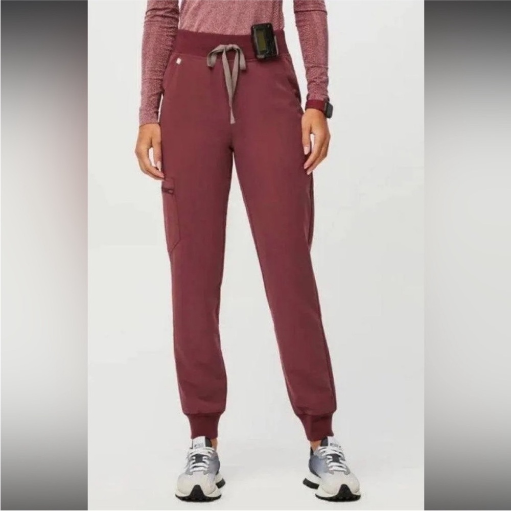 NWT FIGS HIGH WAISTED ZAMORA PETITE JOGGERS SCRUB PANTS XXS - Picture 2 of 11